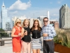 Roof Top with City In Background