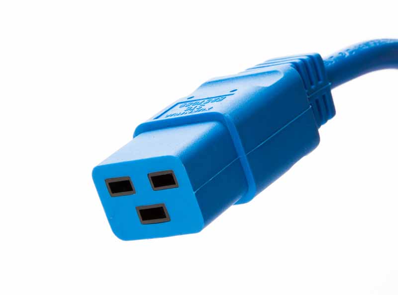 Blue Electical Plug 