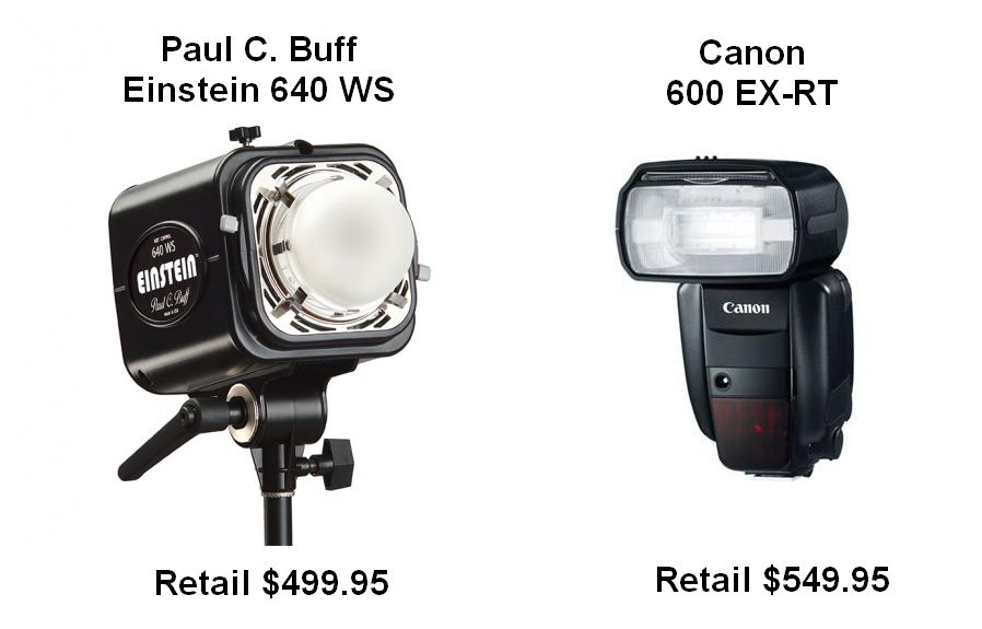 Studio Strobe vs. Speedlite