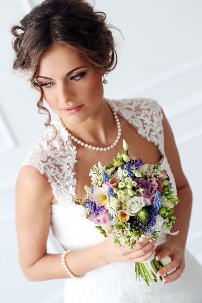 Bride with Flowers