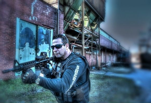HDR Image of DEA in front of an abandoned warehouse. Image Copyright David Williams HDR Copyright David Williams